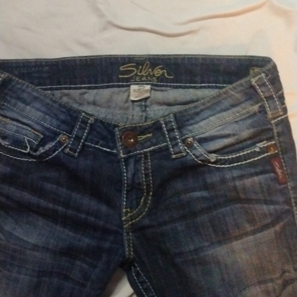 Silver Santorini Capris W29 - Picture 3 of 4